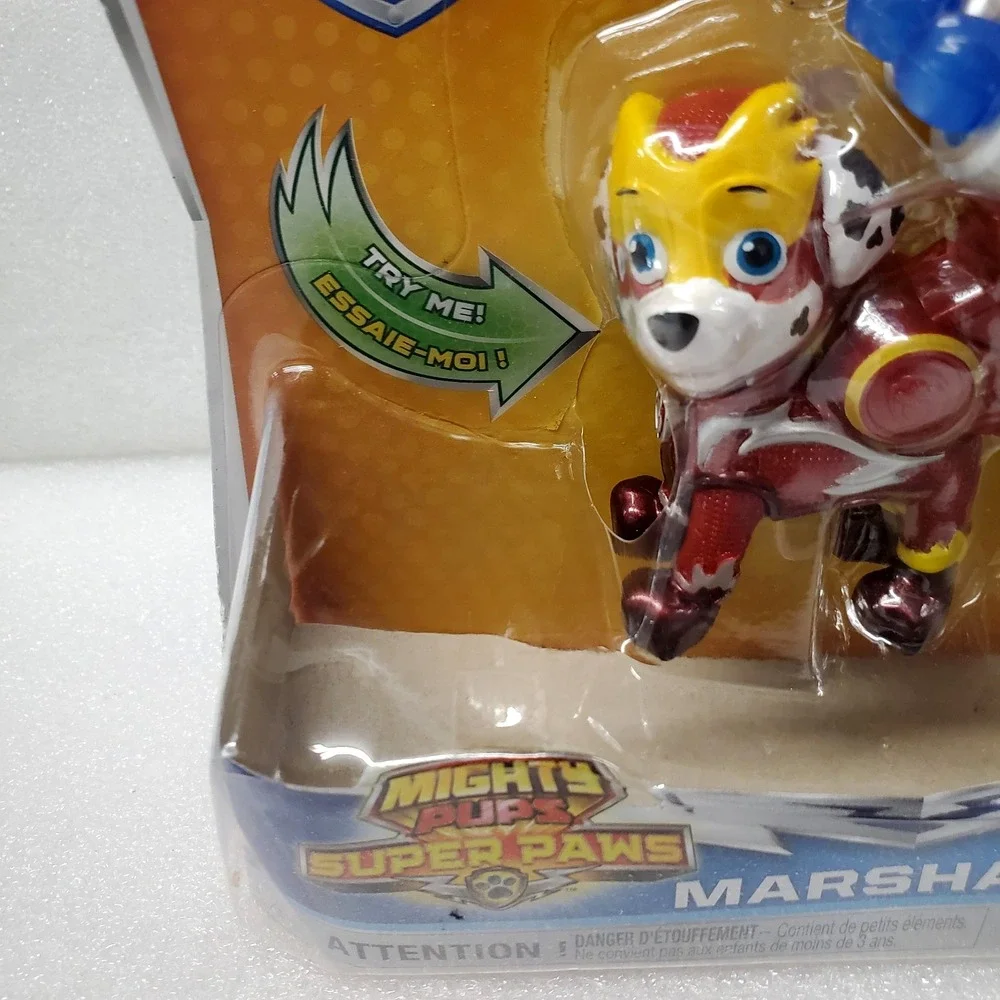 PAW Patrol Mighty Pups Super Paws Marshall Figure Nickelodeon Spin Master 2018